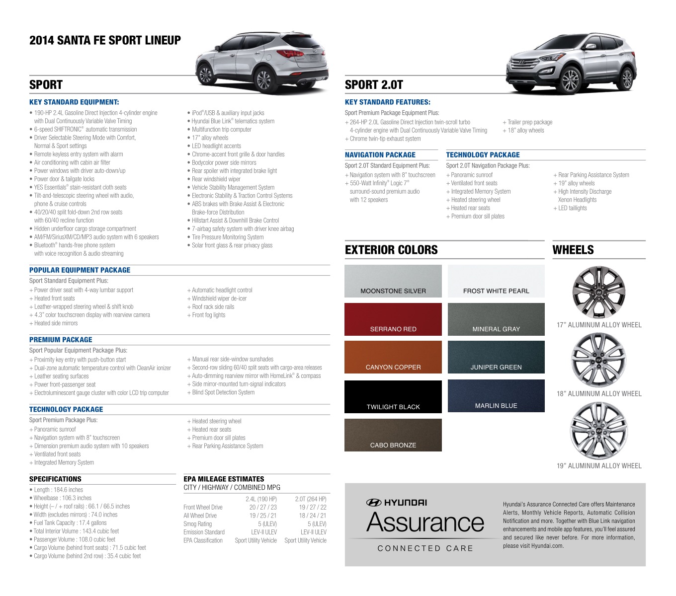2014 Hyundai SantaFe Brochure Page 11